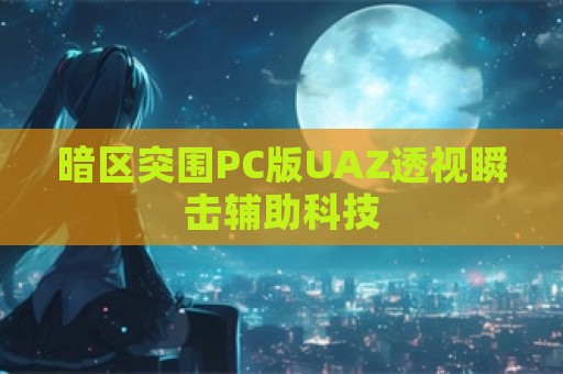 暗区突围PC版UAZ透视瞬击辅助科技