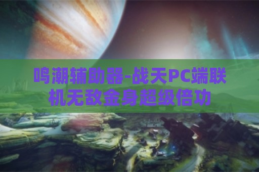 鸣潮辅助器-战天PC端联机无敌金身超级倍功