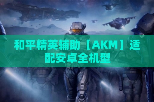 和平精英辅助【AKM】适配安卓全机型