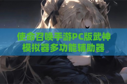 使命召唤手游PC版武神模拟器多功能辅助器